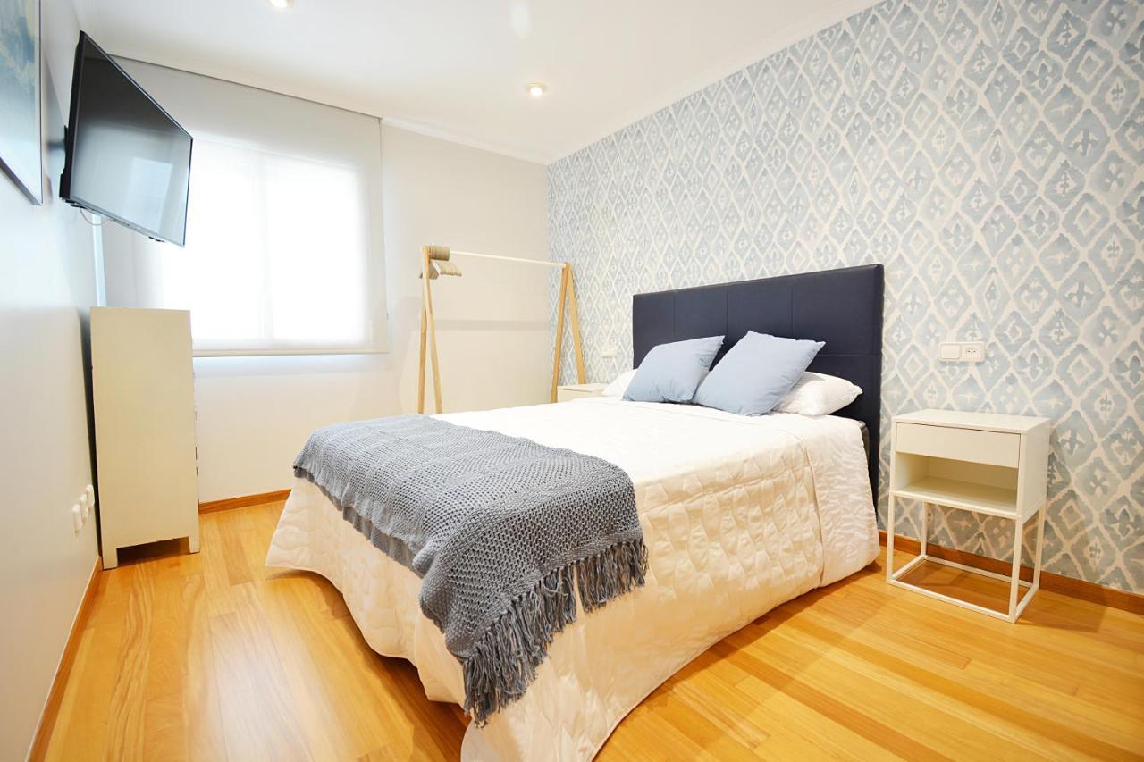 וילאגרסיה דה ארוסה Galihost - Atico Con Terraza Y Vistas Al Mar En Vilagarcia מראה חיצוני תמונה
