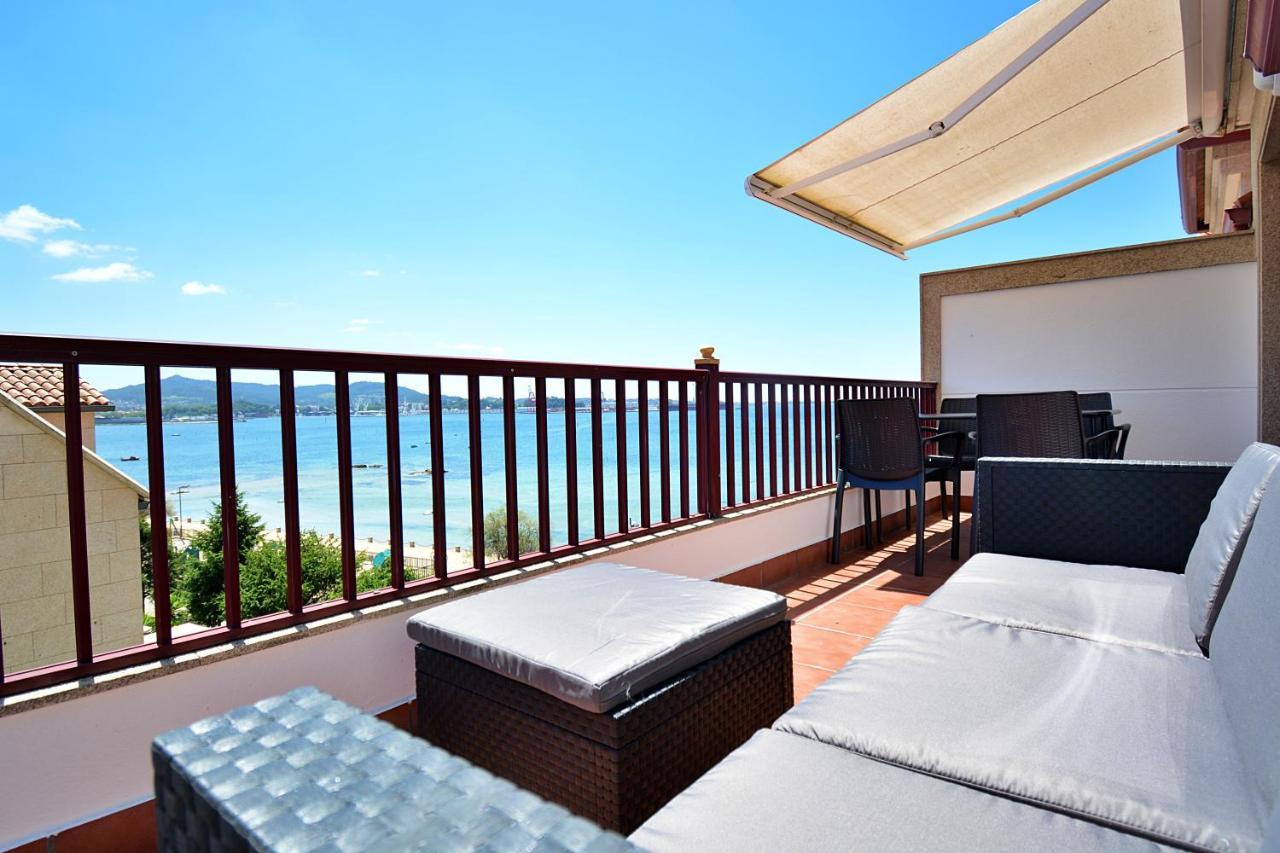 וילאגרסיה דה ארוסה Galihost - Atico Con Terraza Y Vistas Al Mar En Vilagarcia מראה חיצוני תמונה